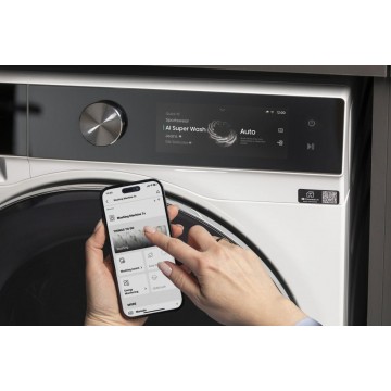 Hisense Πλυντήριο Ρούχων 12kg 1400 Στροφών ConnectLife WF7S1247BW